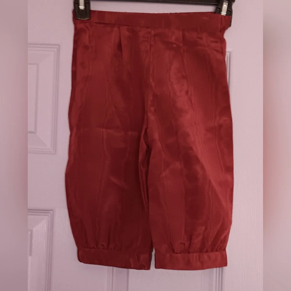 ♥️HP! Girls Vtg. Red 2 Piece Matching Set - Dress Tunic & Bottoms